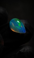 2 Ct Natural Ethiopian Welo Opal Cabochon Play Of Color Loose Gemstone