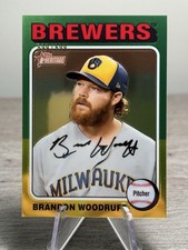 2024 Topps Heritage High Number - Brandon Woodruff #444 Chrome 699/699 
