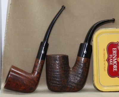 2 JEANTET (pre-1989) French Pipes: (JUMBOS /Ring Grains + DIAMANT) *N. MINT*