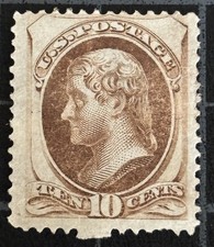 US Stamps - SC# 161 - Possible Re Gum - Jefferson - SCV = $275.00
