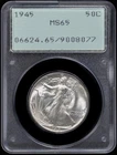 1945 Walking Liberty Half PCGS MS-65