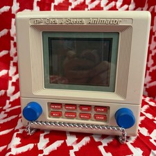 1986 Etch A Sketch Animator Electronic Game Tested Working Vintage Ohio Art