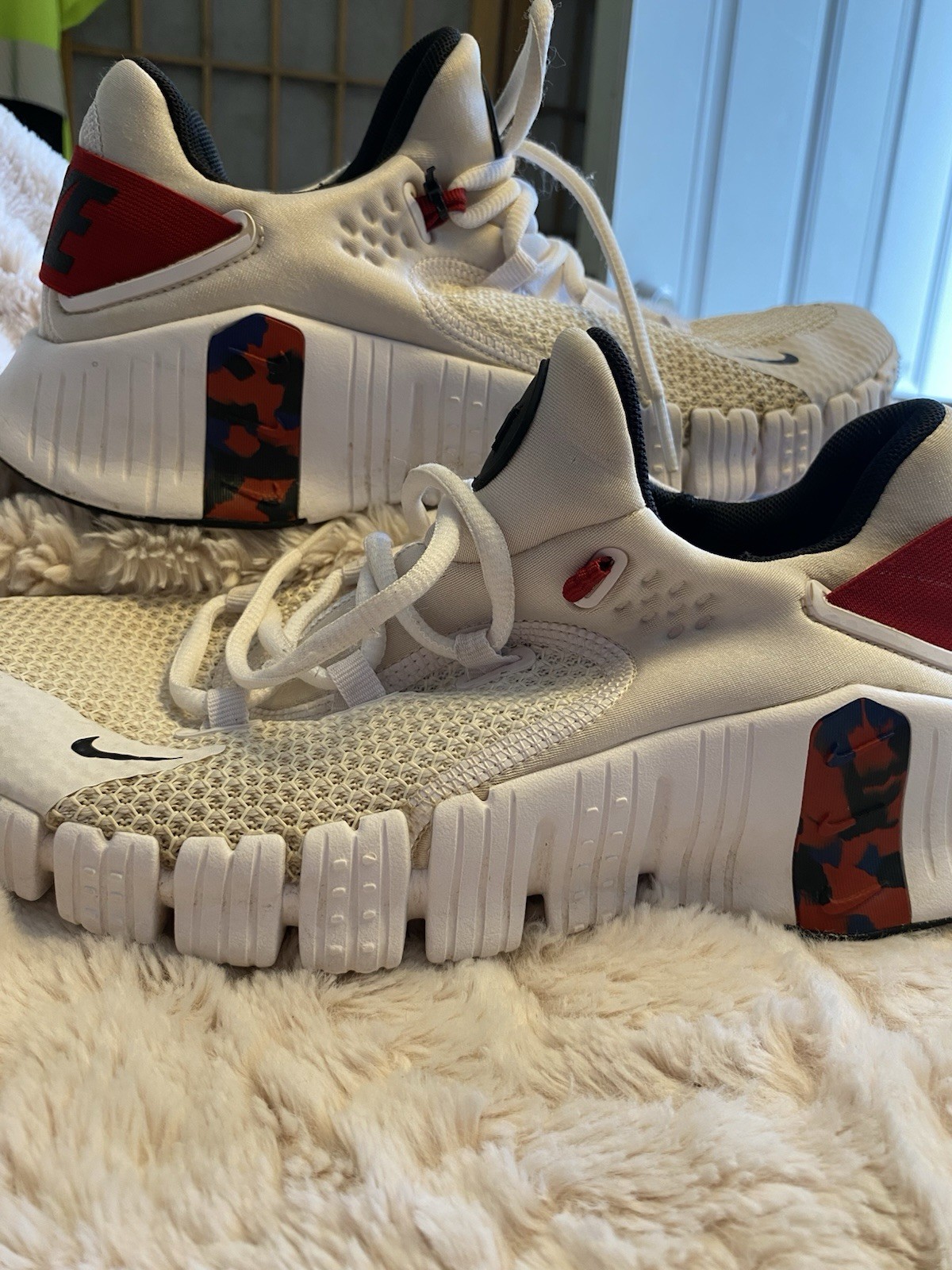 Nike Free Metcon Mens Size Cross Training Crossfit Shoes white