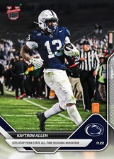 PRESALE 2025 Bowman U Now #50 Kaytron Allen Penn State All-Time Rushing Mountain