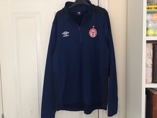 Shelbourne Football Club &frac14; zip track top Umbro size Large