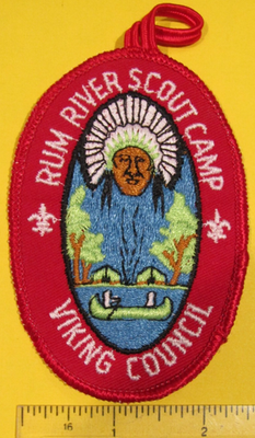 #ad #ad Viking Council now Northern Star Council Rum River Scout Camp Patch BSA $5.95