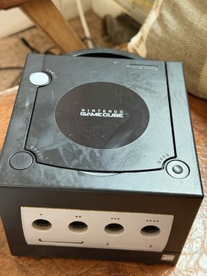 Nintendo GameCube Jet Black Console DOL-101 Console Only Tested Working
