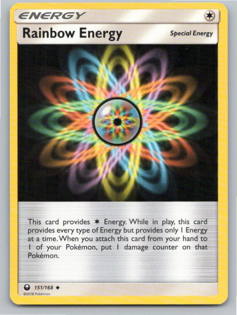 2018 POKEMON RAINBOW ENERGY CELESTIAL STORM 151/168 UC NM A65004 FREE S&H