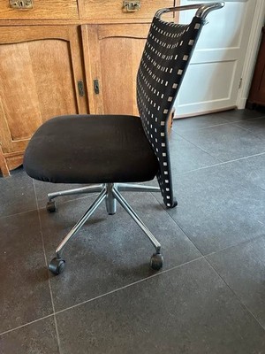 8 stk  Vitra Lounge Chair-dunkelblau Stoff Ergonomisch Höhenverstellbar - Gut