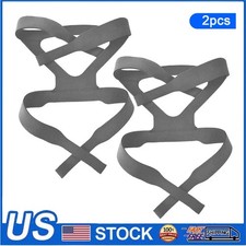 2P Universal CPAP Mask Headgear Strap GRY For ResMed Mirage Philips Respironics