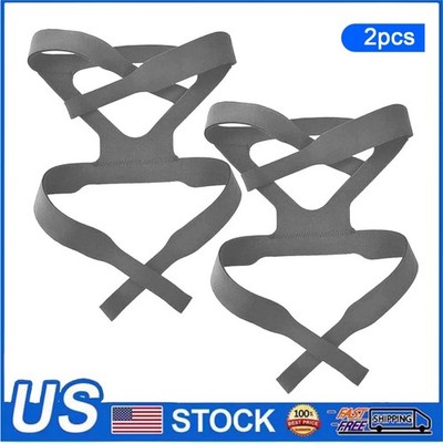 2P Universal CPAP Mask Headgear Strap GRY For ResMed Mirage Philips Respironics