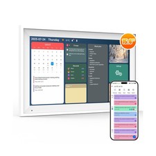 Digital Calendar 15.6" Smart Calendar Chore Chart, 1920 1080 Interactive Touc...