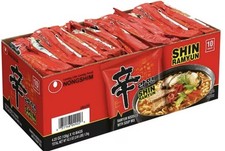 Nongshim, Shin Ramyun. Spicy Beef Ramen Noodle Soop, 10 Pack 