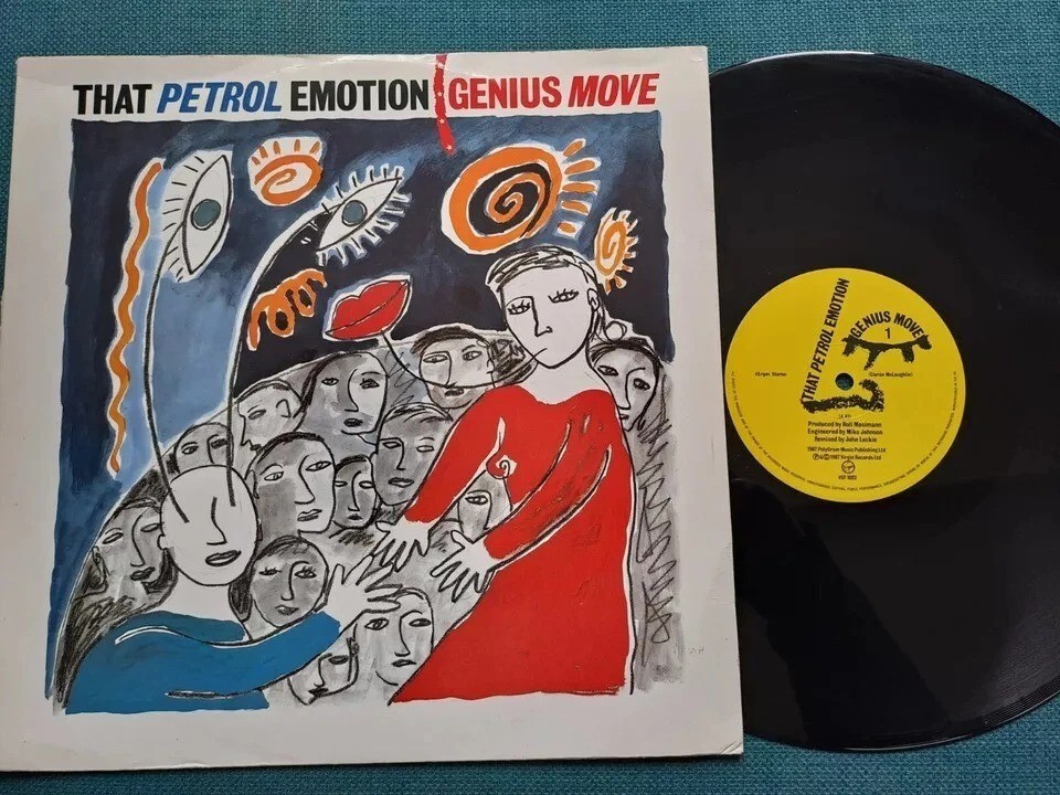 12"" VINYL SINGLE RECORD - That Petrol Emotion - Genius Move