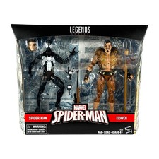 Marvel Legends Spider-Man  Black Suit Version  & Kraven 2-Pack Hot Toys Japan