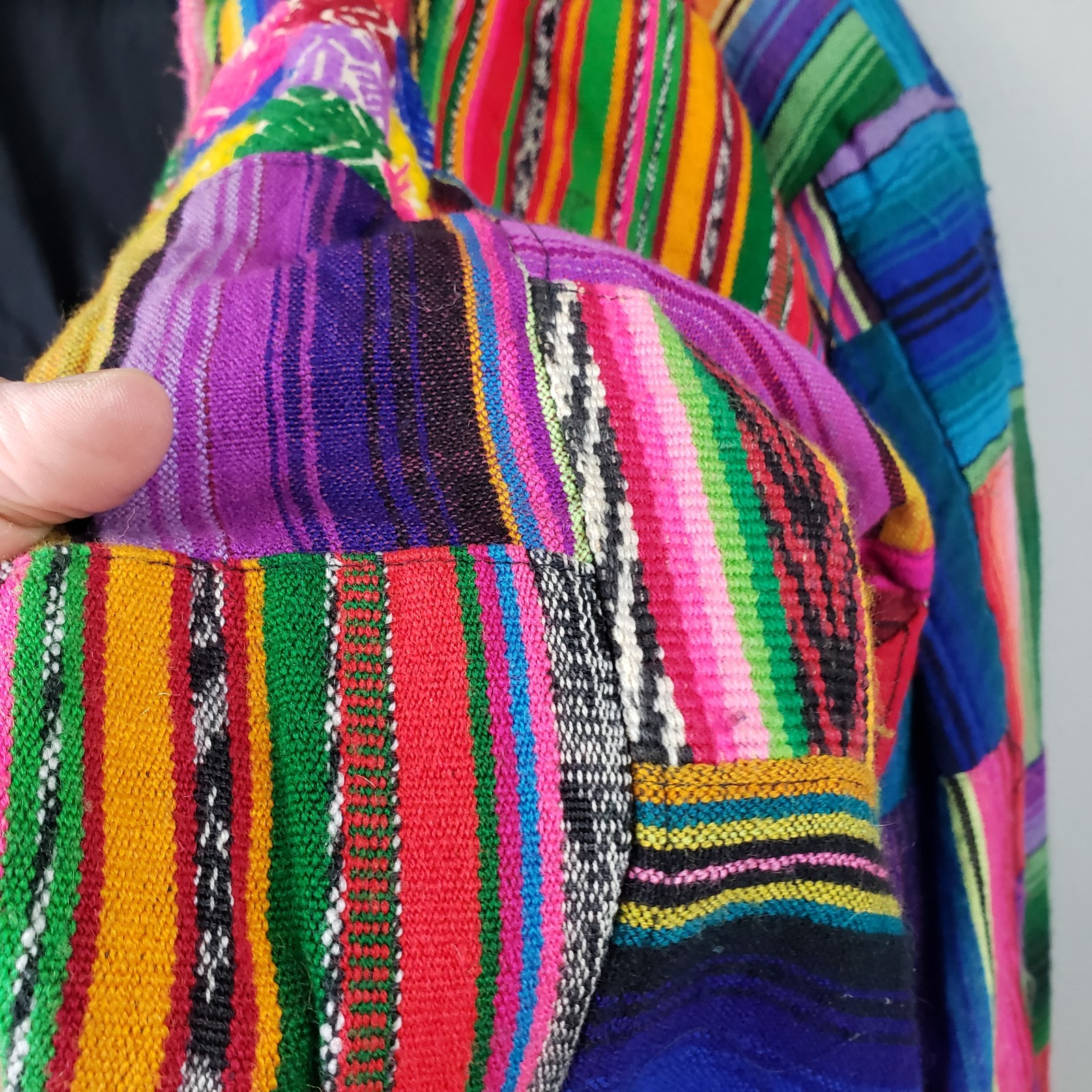 Handmade Quilted Patchwork Jacket  Cottage Boho I… - image 14