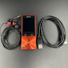 SONY NW-A25 WALKMAN DIGITAL MUSIC PLAYER Red 16GB Hi-Res Tested Working