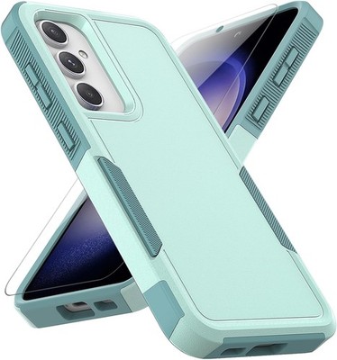 for Samsung Galaxy S23 FE Case: Dual Layer Protective Heavy Duty Cell Phone