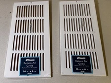 Accord Select Return Air Grille White 16" x 6" Cover Vent Fan  For Home