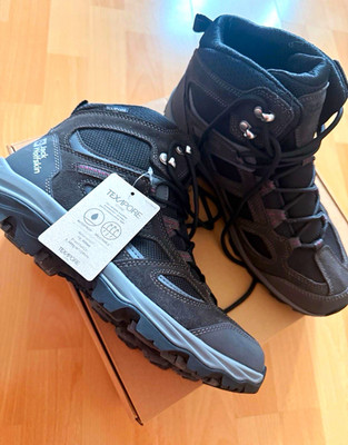 Jack Wolfskin VOJO 3 TEXAPORE MID W Wanderschuhe Damen  EUR 43 Grau/Schwarz/Lila