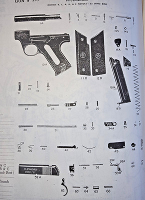 High Standard A B C D .22LR Parts