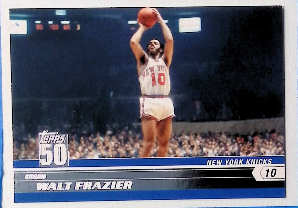 WALT FRAZIER  KNICKS   2007-08 TOPPS 50th ANNIVERSARY #33