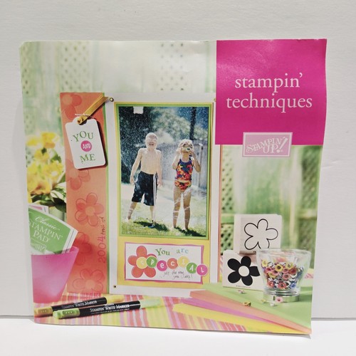 Stampin' Up Techniques Ideas Projects Layouts Mini Booklet 2002 Stamping Crafts