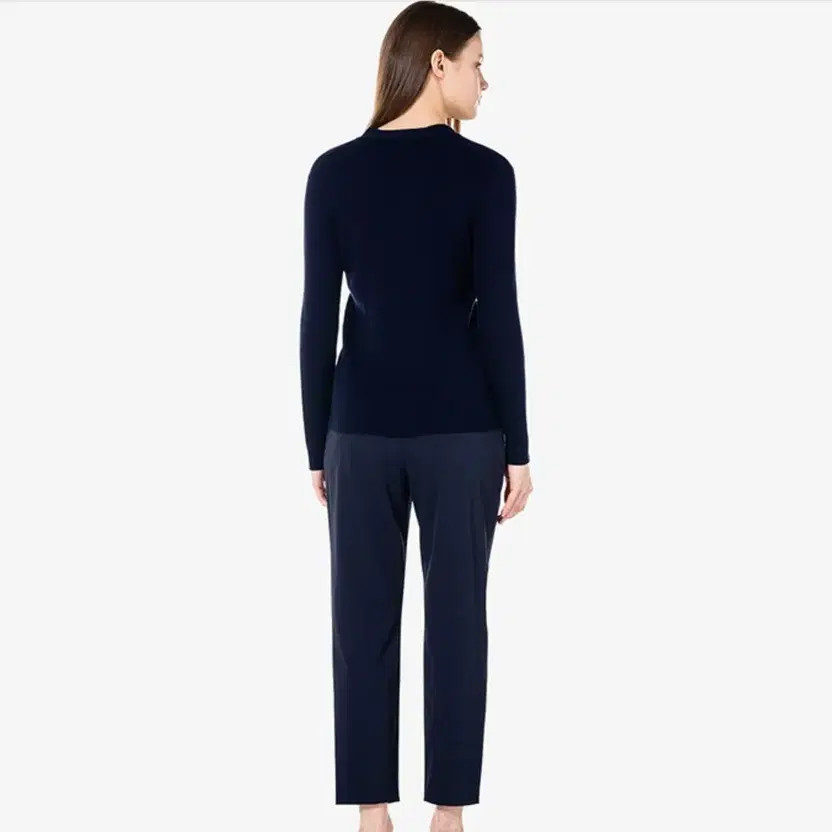 Lacoste Women's Navy Tapered Slacks, Size 32 thumbnail 2