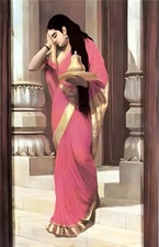 " Raja Ravi Varma (1848–1906) "     Canvas Wall Art Picture Print