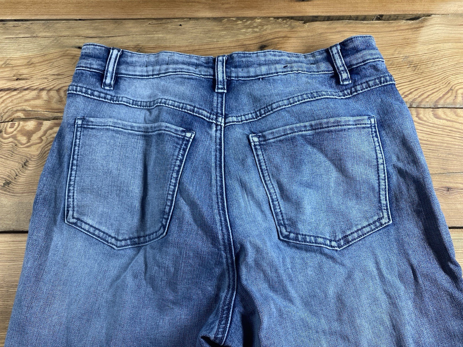 French Dressing Patchwork Jeans Suzann 29x28 Stra… - image 8