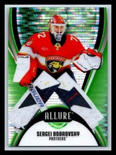2025-26 Allure Green Quartz #16 Sergei Bobrovsky /99 Florida Panthers