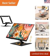 Sturdy Adjustable Tablet Stand with Anti-Slip Design - Foldable Travel Companion