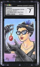 DC Comics Artist Sketch Card 1/1 - Catwoman - Amy Clark -H28