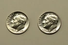 1972 P & D Uncirculated Roosevelt Dimes, Free Shipping