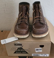 Thorogood 814-4781 Boots Men 7.5 D Moc Toe Brown CXL 6"