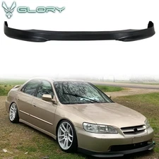 Fits 98-02 Honda Accord Sedan 4Dr Type-R Front Bumper Lip Spoiler Splitter PU