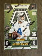 2025-26 Panini Mosaic Football NFL Trading Cards Factory Sealed Blaster Box