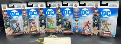 Nano Metalfigs DC Batman+Deadshot+Katana+The FlashZ+Aquaman+Bizarro USAship