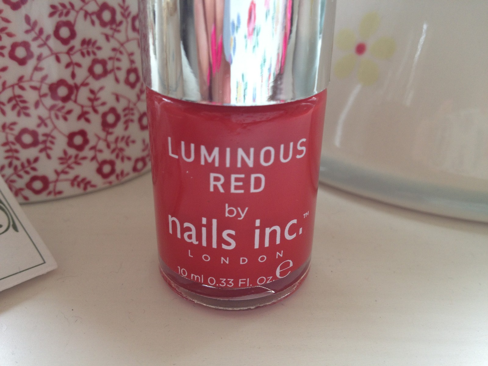 New  ●✿ NAILS INC ●✿ LUMINOUS RED GLOSS ●✿ 323 NAIL VARNISH ●✿