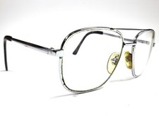 Vintage Metal Aviator Eyeglasses Unmarked Pilot Frames 53 22 145