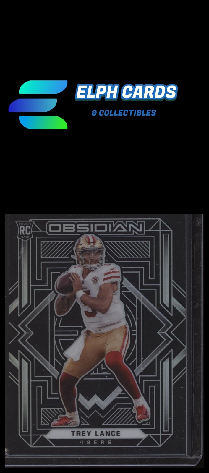 2021 Panini Obsidian #104 Trey Lance