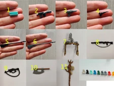 Stan Solo Weapons - flashlight handgun rifle - for you choose