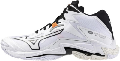 MIZUNO Volleyball Shoes WAVE LIGHTNING Z8 MID White V1GA2405 US9(27cm)