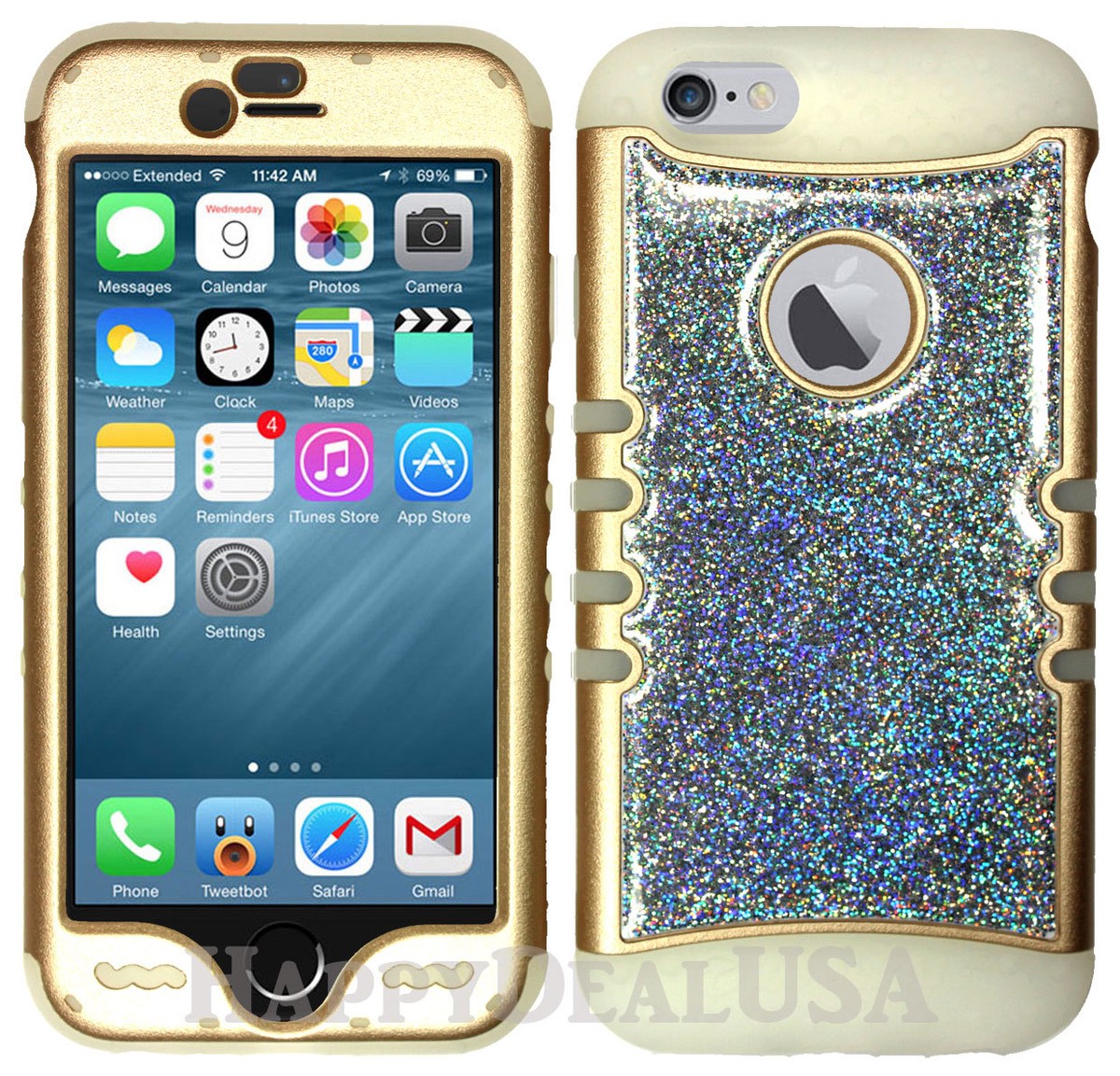 For Apple iPhone - KoolKase Hybrid Silicone Cover Case - GD