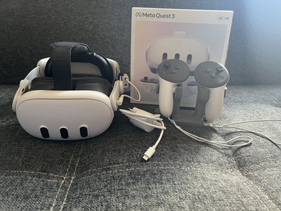 VR Headset Meta Quest 3s 128gb mit 5m Link Kabel. VR-Brille Mixed Reality