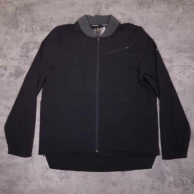NIKE Dri-Fit Hyper Elite Basketball Showtime Jacket Mens Size XL Black Grey