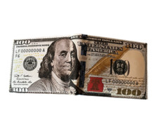 100 Dollars Bill Wallet Bi-Fold