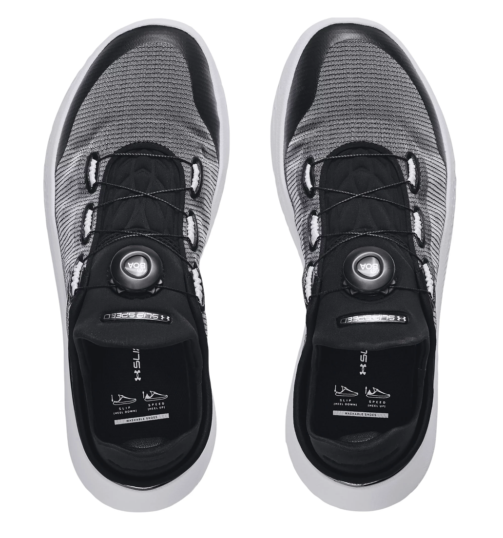 Under Armour Slip Speed Training Shoes Black Grey White ALL SIZES eBay