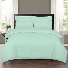 400 THREAD COUNT 100% EGYPTIAN COTTON DUVET COVER SINGLE DOUBLE KING BEDDING SET