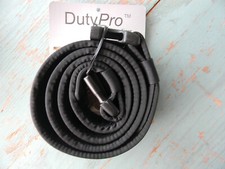 NEW DUTY PRO MEN'S TACTICAL BLACK NYLON BELT 2"WIDE SZ XL